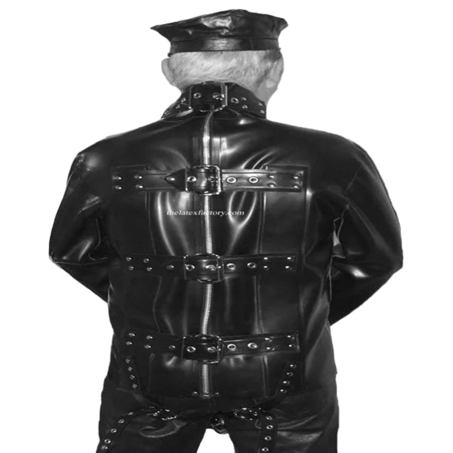 LARGE LATEX BELTS  FULL METAL ZIPPER